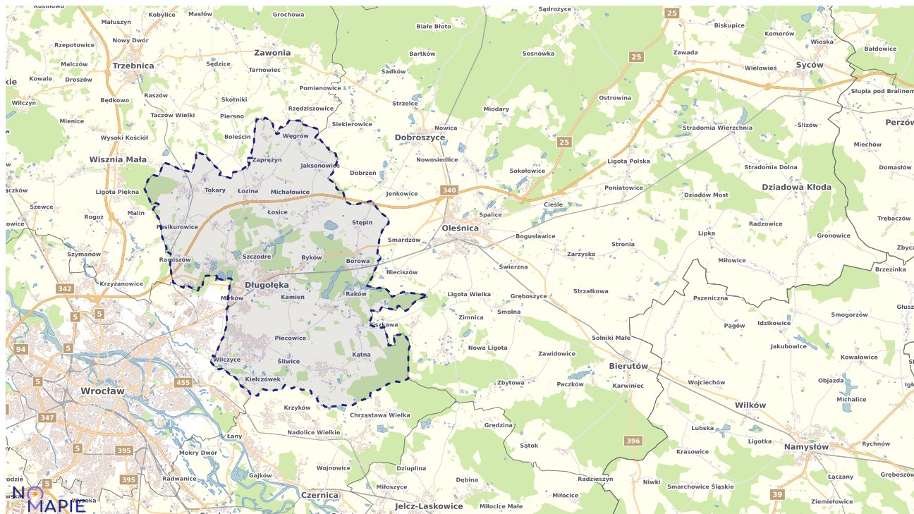 Mapa uzbrojenia terenu Długołęki
